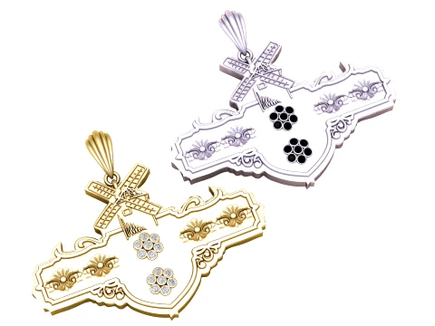 Luxury Windmill Heritage Pendant Set 2026 3D Model