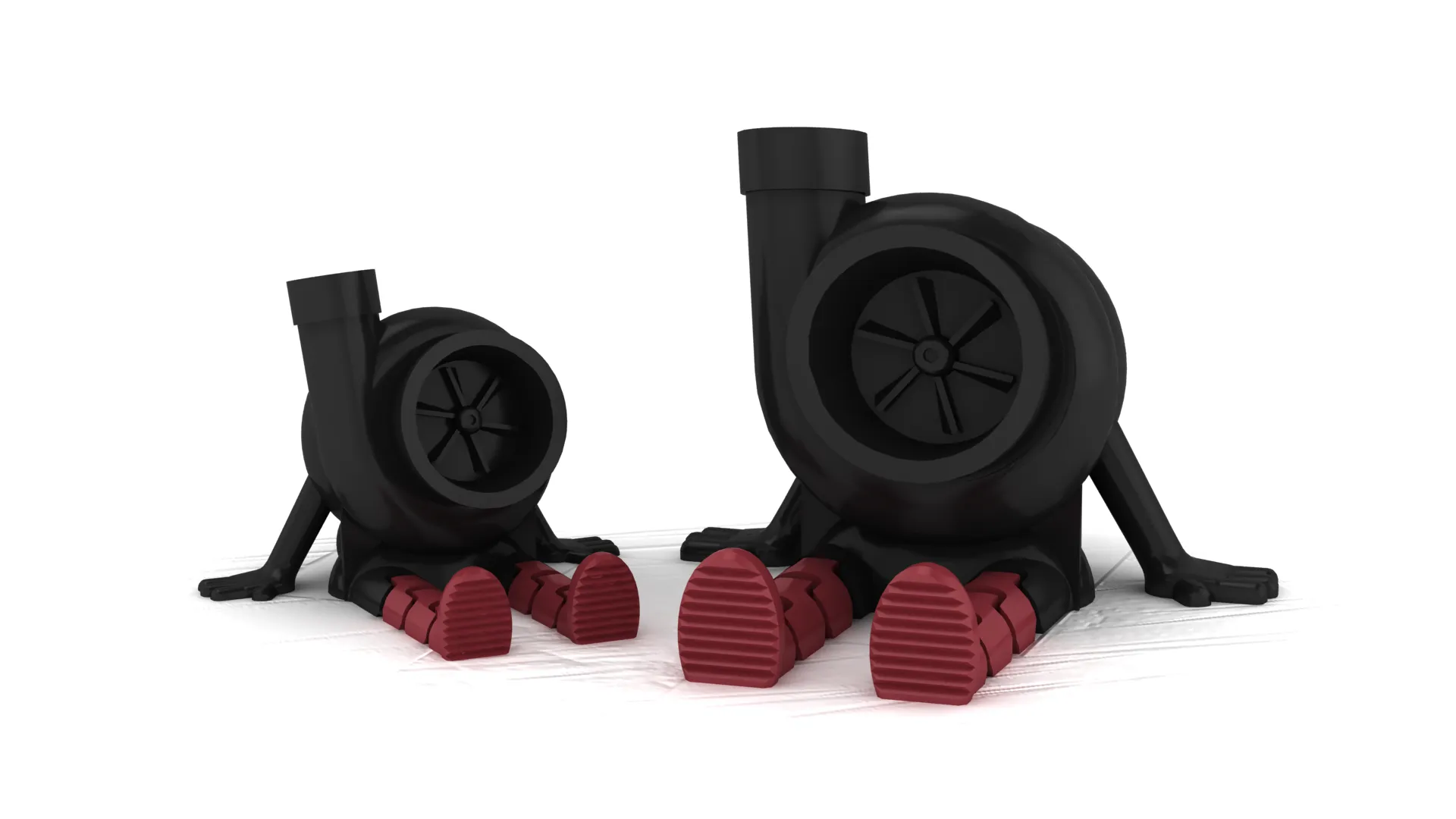 Turbo Snail Toy Figures 3D Model .c4d .max .obj .3ds .fbx .stl .blend 