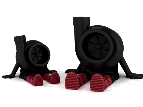 Turbo Snail Toy Figures 3D Model