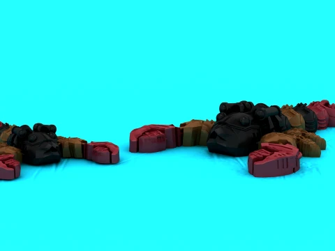 전갈 장난감 피규어 3D 모델
