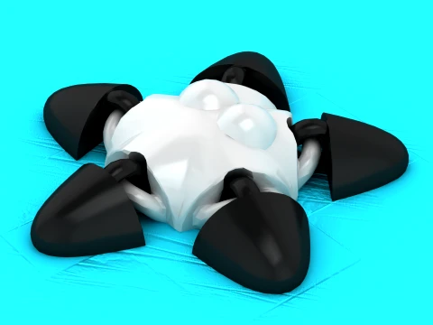 Spider Toy Figures 3D Model