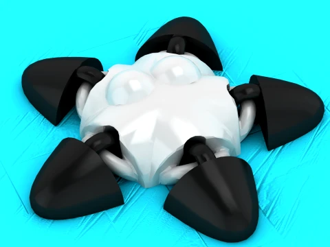 Spider Toy Figures 3D Model