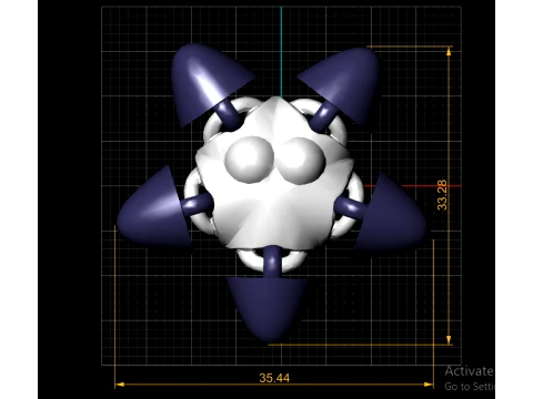 Spider Toy Figures 3D Model