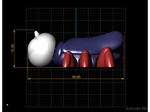 Cute Spider Toy Figures 3D Model