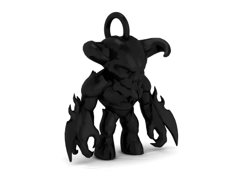 Demon Monster Toy Figures 3D Model