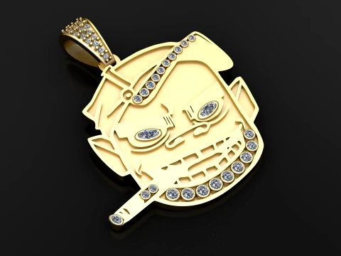 Luxe cartoon gangster hanger 3D STL-model 3D printmodel