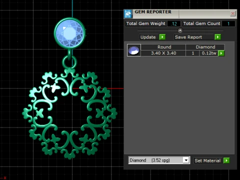 Luxury Vintage Filigree Drop Earrings 3D STL Mode 3D Print Model
