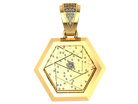 皇家星座金吊坠 3D 模型
