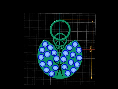 Royal Wings of Freedom Pendant 3D Model