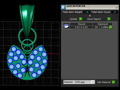 Royal Wings of Freedom Pendant 3D Model