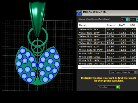Royal Wings of Freedom Pendant 3D Model