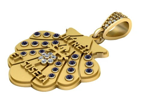 Family Tree Pendant 3D Model