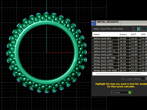 Pulseiras com mi&ccedil;angas de diamante Modelo 3D