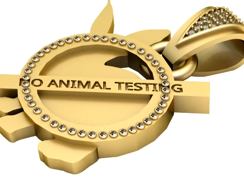 Animal Testing Pendant 3D Model