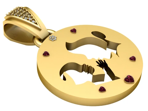 Romantisch paar hanger 3D Model