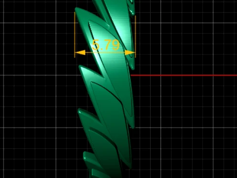 Anel Coroa Folha Modelo 3D