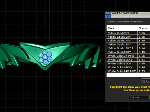 Anel Coroa Folha Modelo 3D