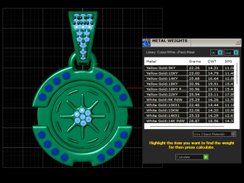 Celestial Wheel Pendant 3D Model