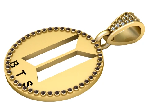 BTS-logo hanger 3D Model