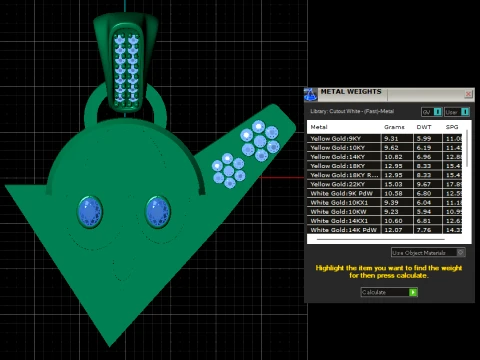 Wise Owl Triangle Pendant 3D Model