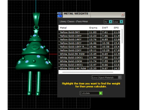 Pingente fofo de personagem de &aacute;rvore de Natal Modelo 3D