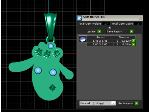 Pingente floral de rosto de ovelha Modelo 3D