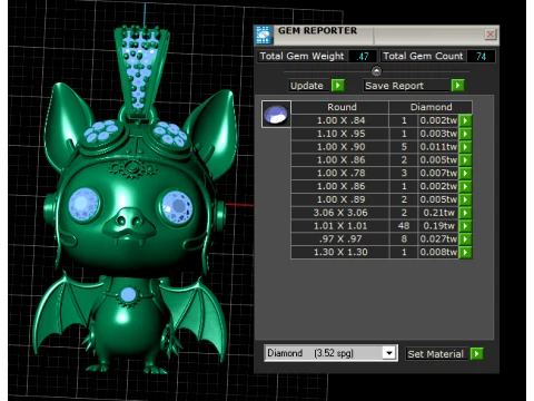Pingente de ab&oacute;bora jack o lanterna pingente j&oacute;ias de Halloween pingente tom de ouro pingente de tom de prata Modelo 3D