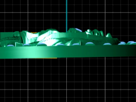 Medalh&atilde;o de Morcego de Ano Novo 2025 Modelo 3D