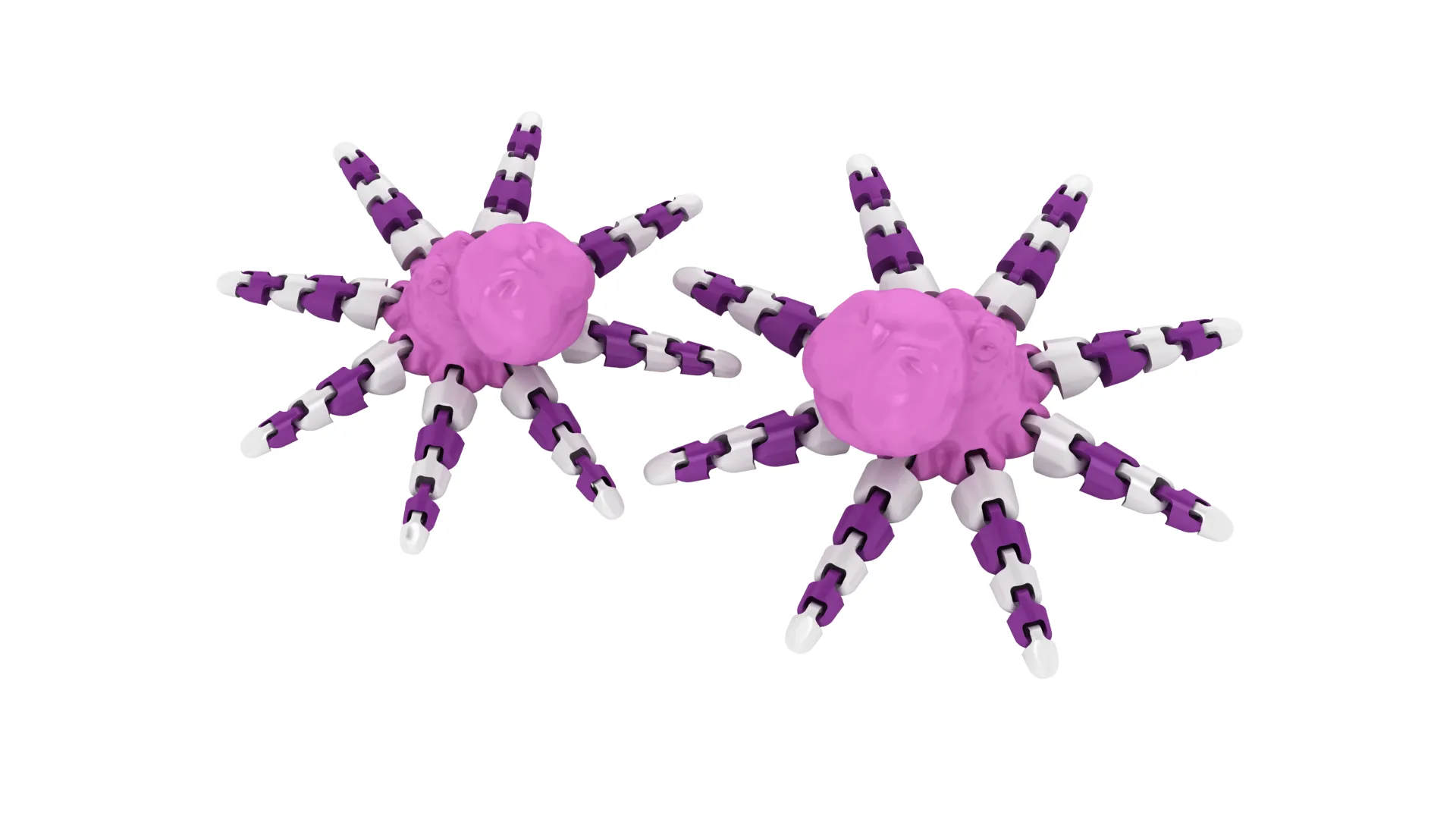Articulated Spider Model 3D Model .c4d .max .obj .3ds .fbx .stl .blend