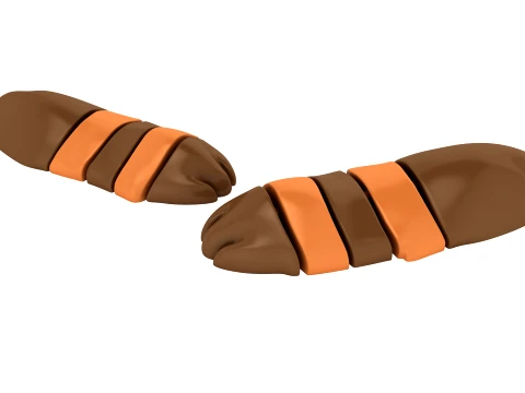 Articulated Animal Paw 3D Model