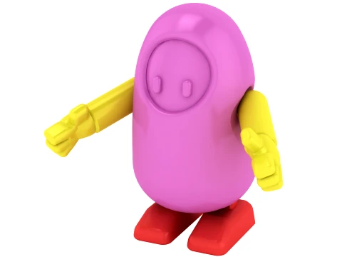 Articulated Hooded Character 3D Model