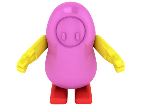 Articulated Hooded Character 3D Model