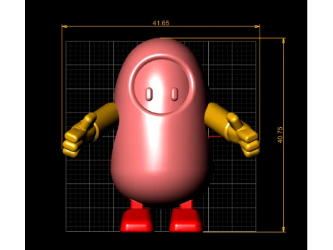 Articulated Hooded Character 3D Model