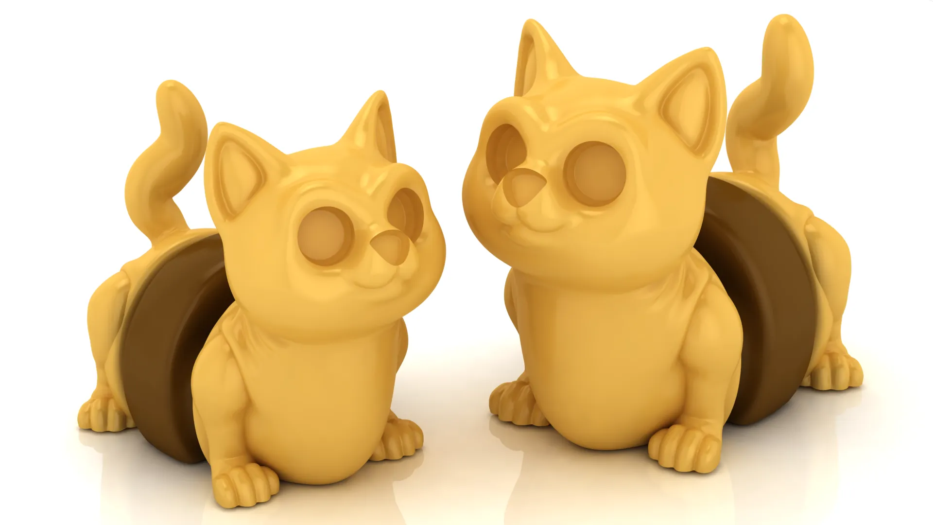 Taco Cat Figure 3D Model .c4d .max .obj .3ds .fbx .stl .blend 