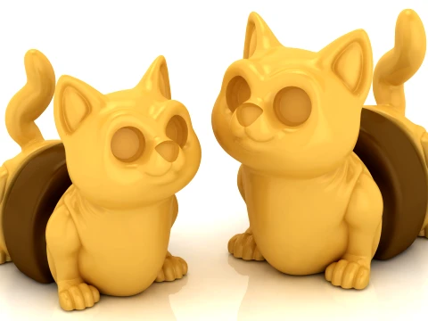 Figura de gato taco Modelo 3D