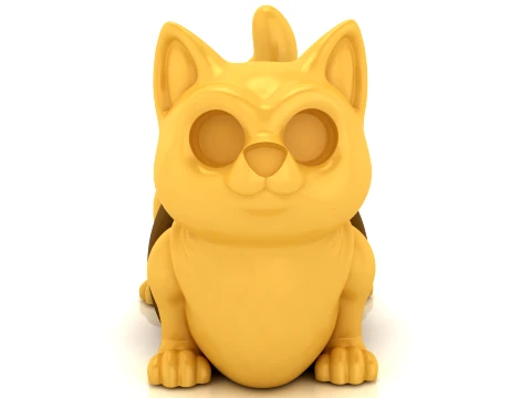 Taco Cat Figure 3D Model
