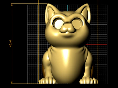 Taco Cat Figure 3D Model