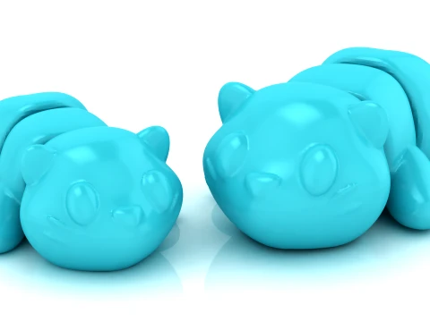 Sleeping Cat Figure 3D Model