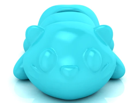 Sleeping Cat Figure 3D Model