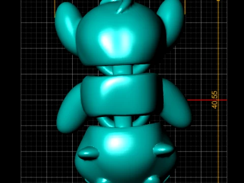 Sleeping Cat Figure 3D Model