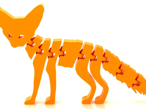 Flexy Cat 3D Model