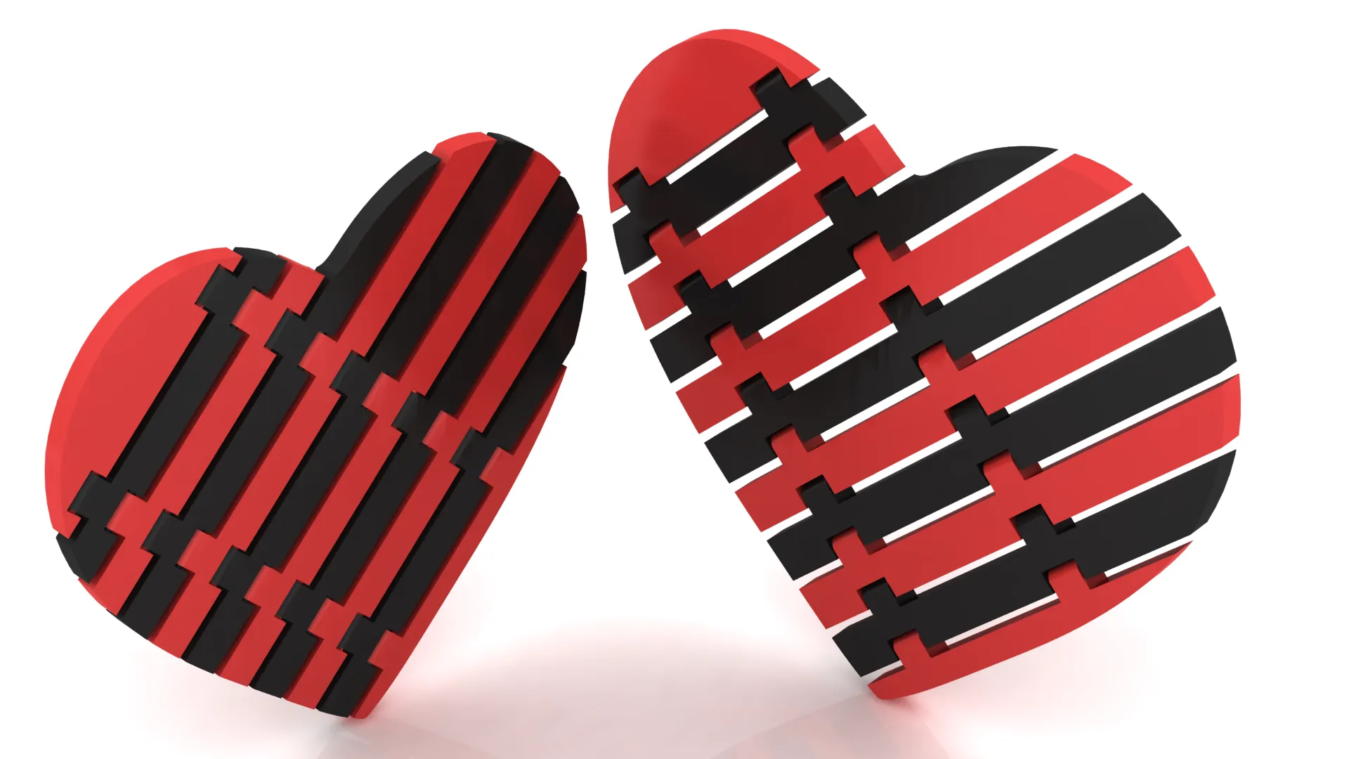 Flexy Heart Figure 3D Model .c4d .max .obj .3ds .fbx .stl .blend