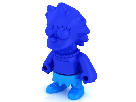 Flexy Lisa Figure 3D Model