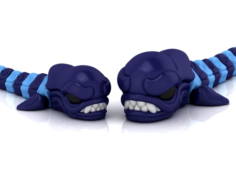 Flexy Monster Fish 3D Модель