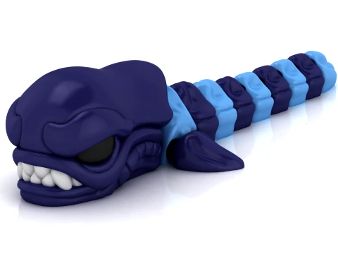 Flexy Monster Fish 3D Model