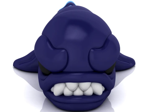 Flexy Monster Fish 3D Model