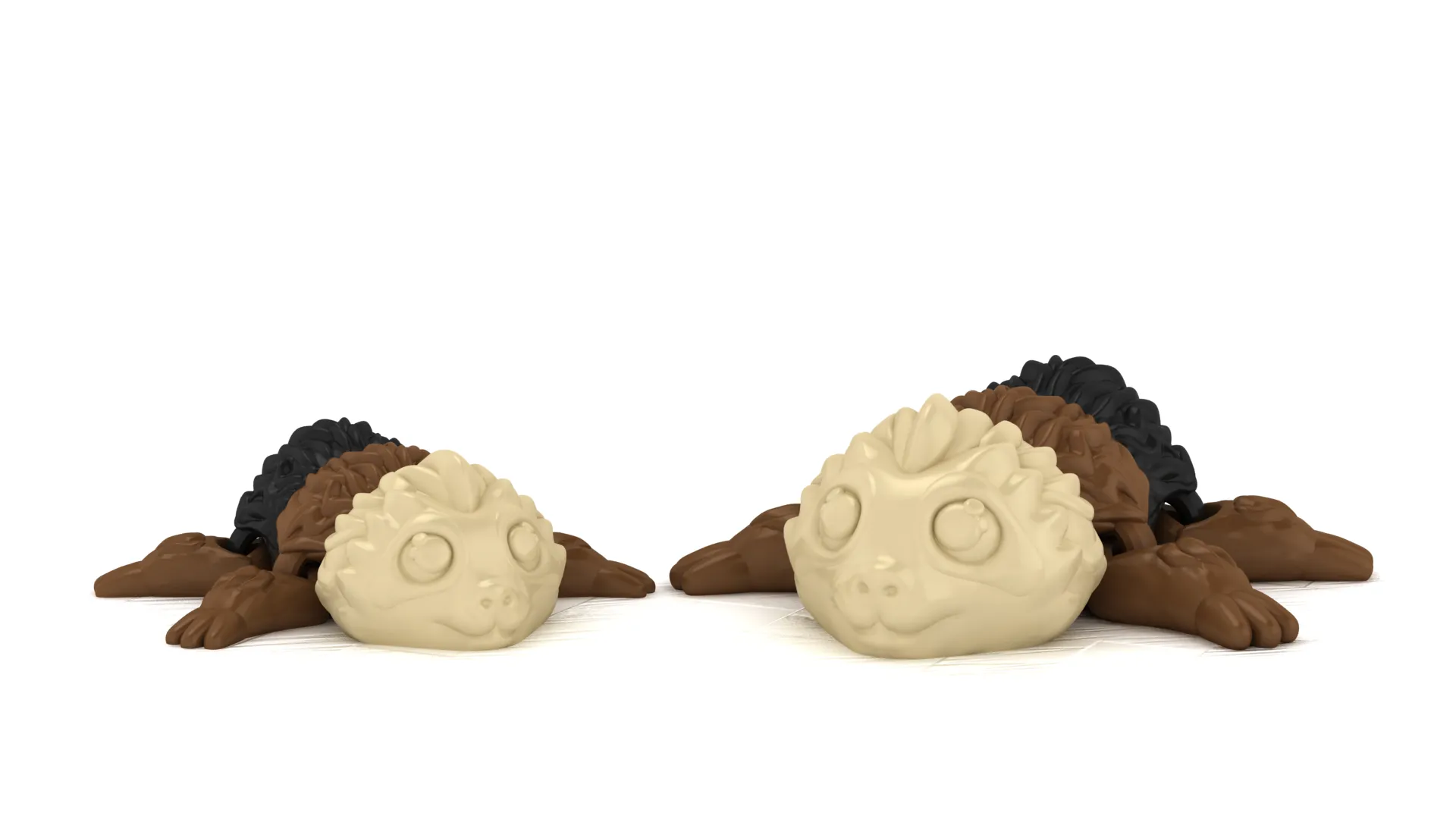 Sleepy Horned Toad 3D Model .c4d .max .obj .3ds .fbx .stl .blend 