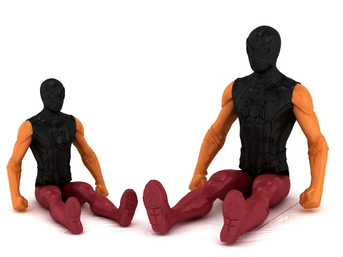Figura do her&oacute;i aranha Modelo 3D