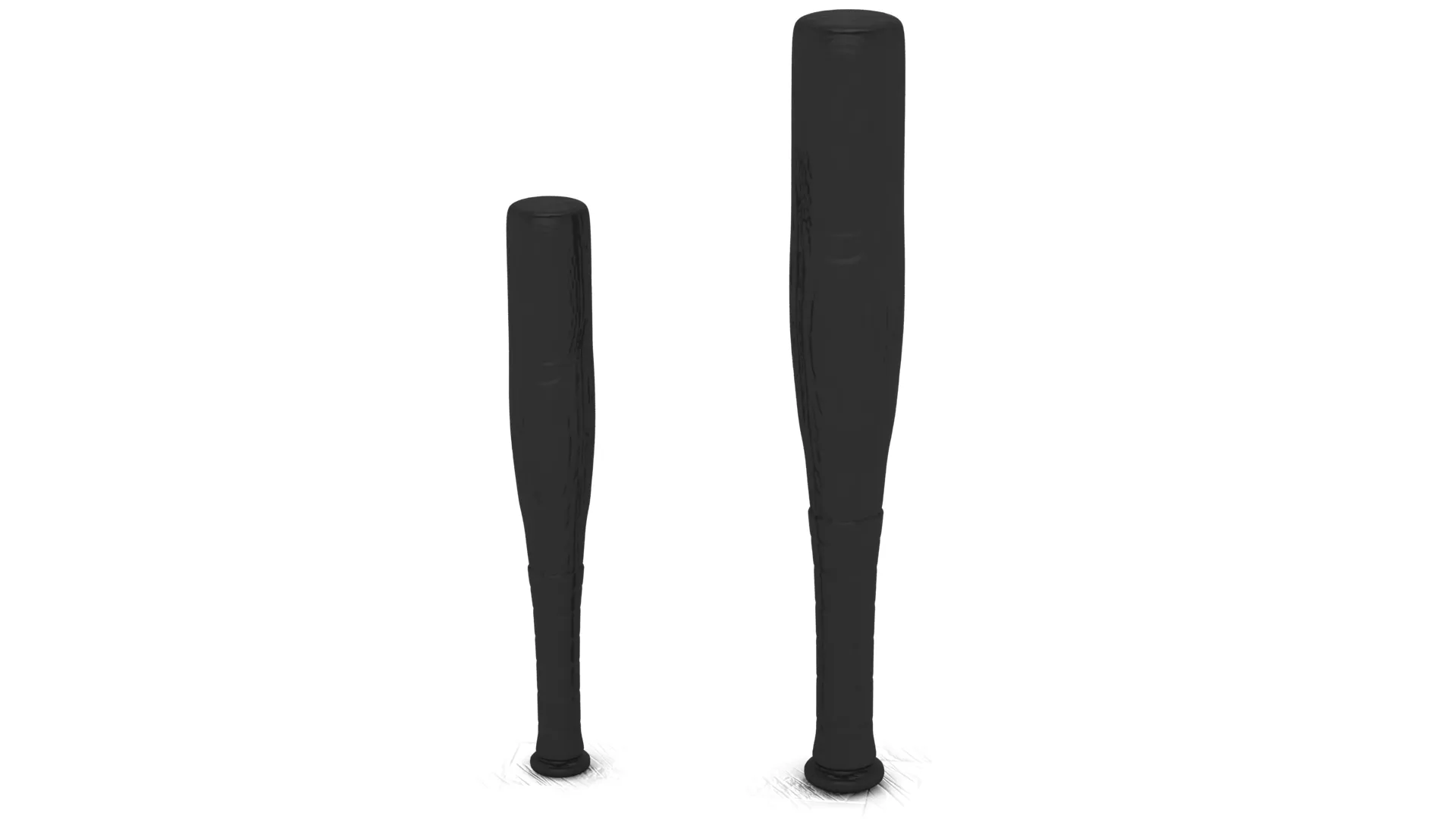 Classic Baseball Bat 3D Model .c4d .max .obj .3ds .fbx .stl .blend 