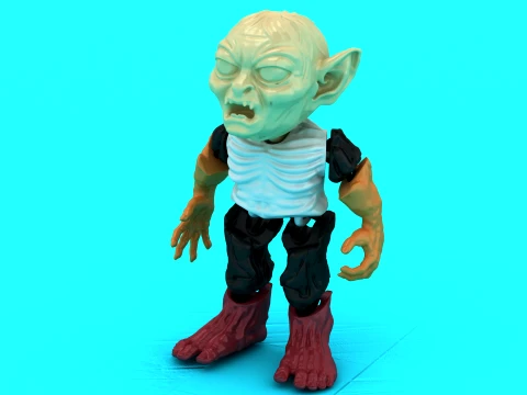 Creepy Goblin Creature 3D Model